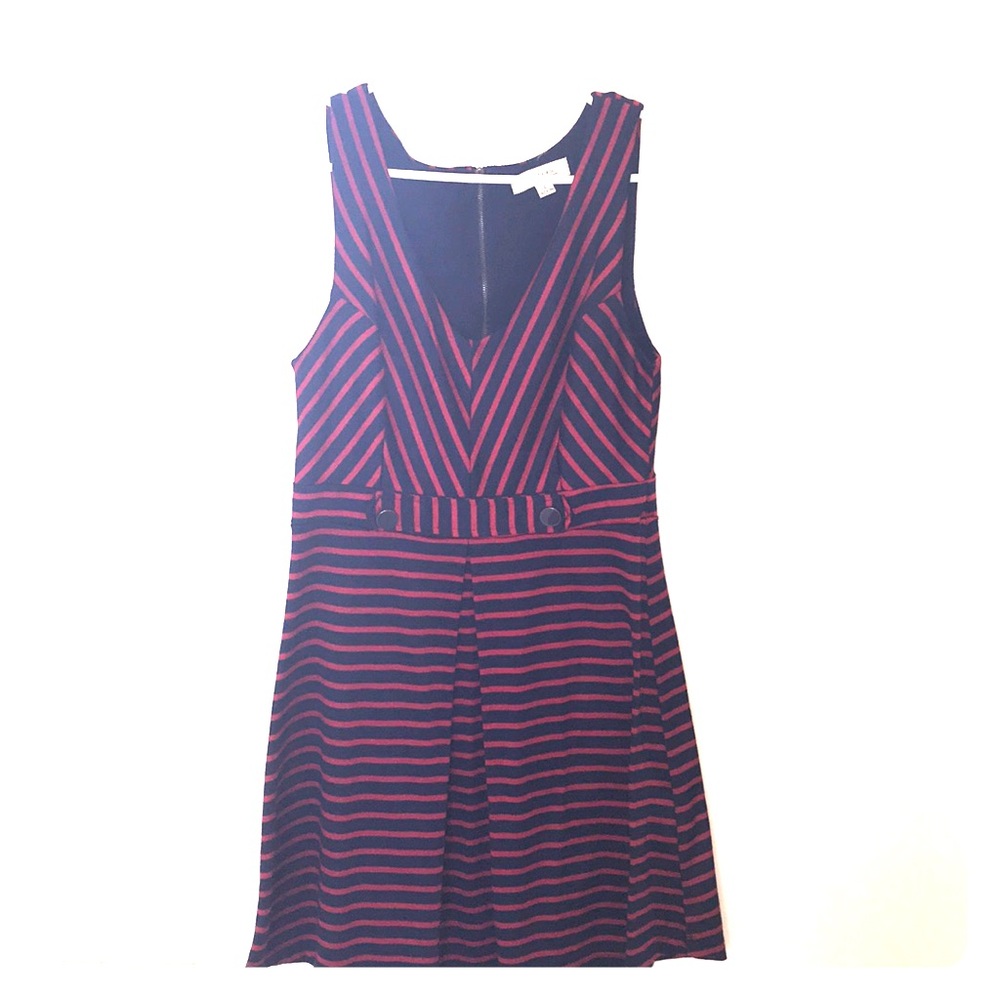 Blue- red dress